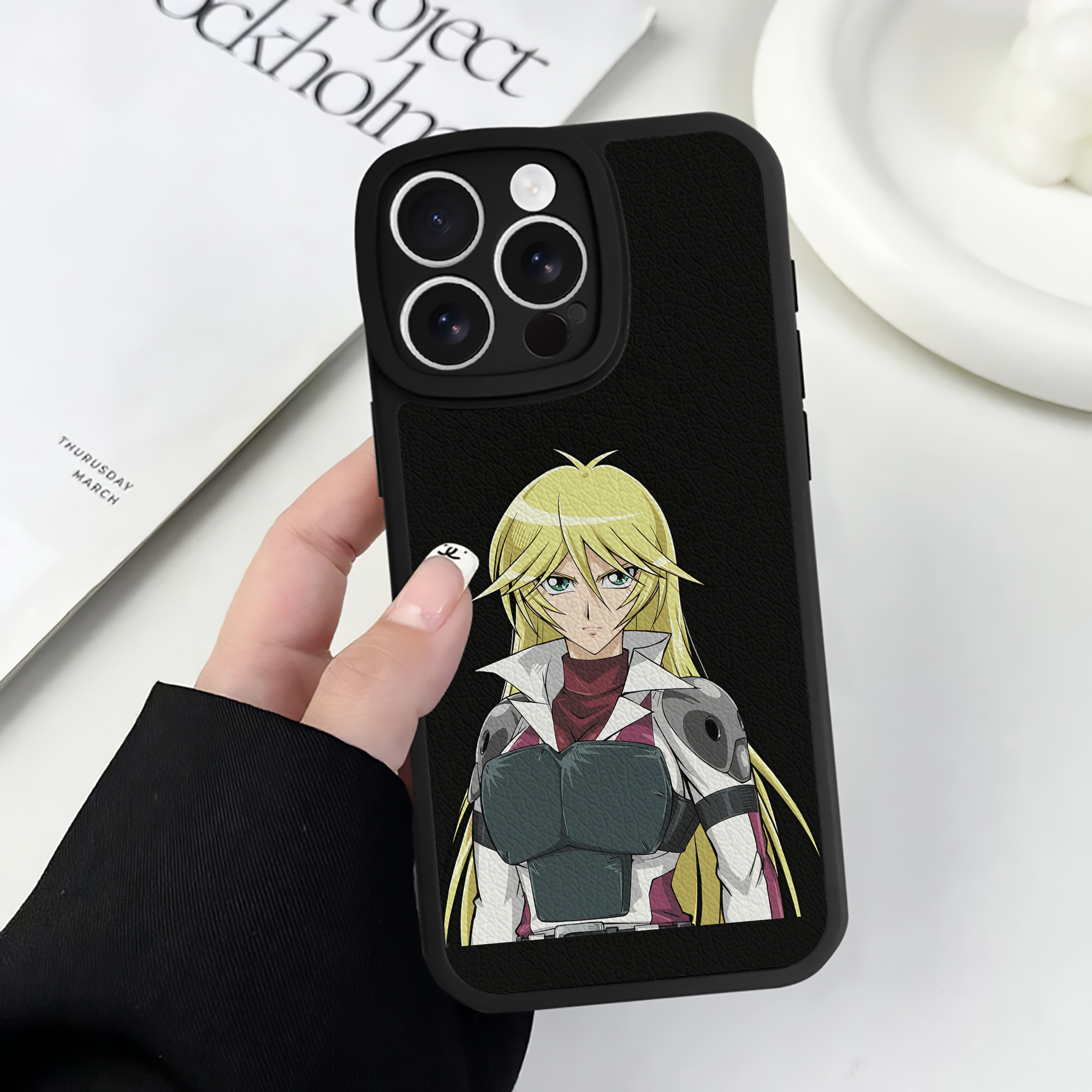 （画像用） 遊☆戯☆王 Yu-Gi-Oh! 【iPhone 16シリーズ対応】シリコンスマホケース（レザー調） 材質：シリコン